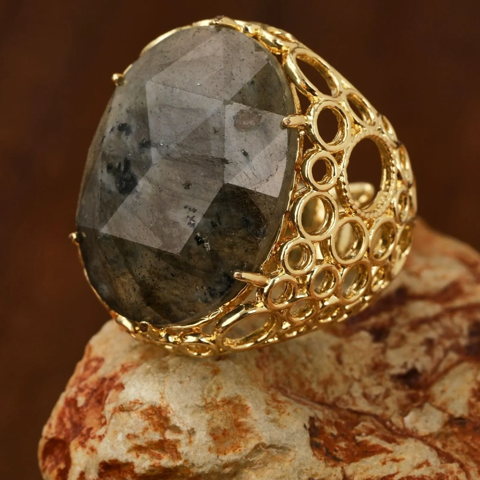 Classic Oval Gemstone Ring