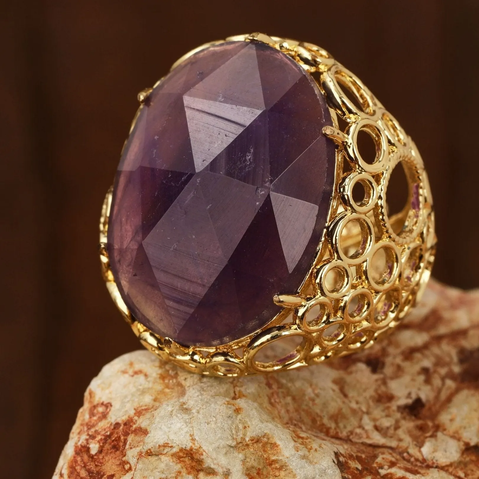 Classic Oval Gemstone Ring