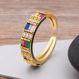 Classic Wedding Open Simple Finger Rings