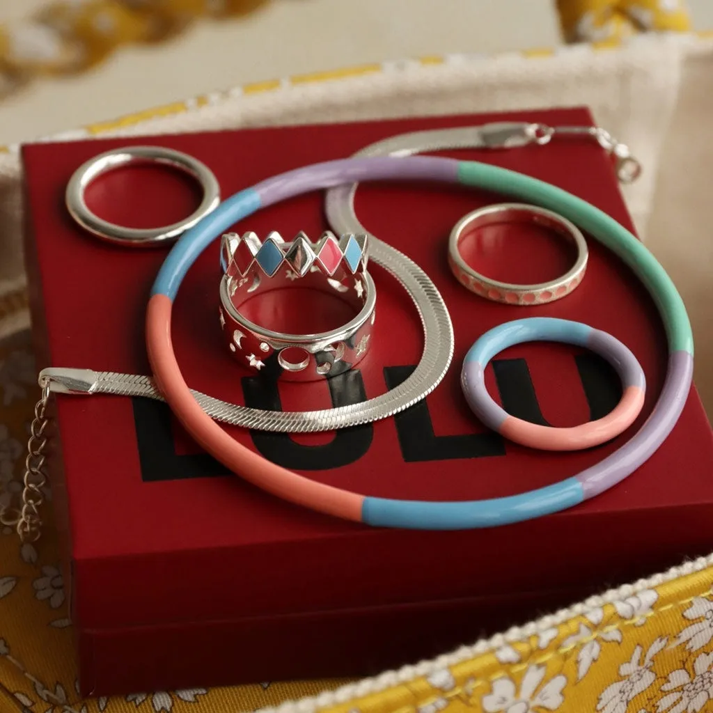 Color Ring shiny - Silver