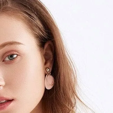 Created Diamond Stylish Round Earrings