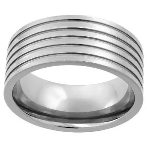 CRITICAL 9mm MEN'S WEDDING RING