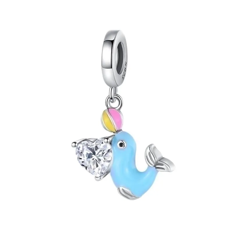 Cute Basic Tortoise Heart Shape Copper Plating Inlay Zircon Jewelry Accessories