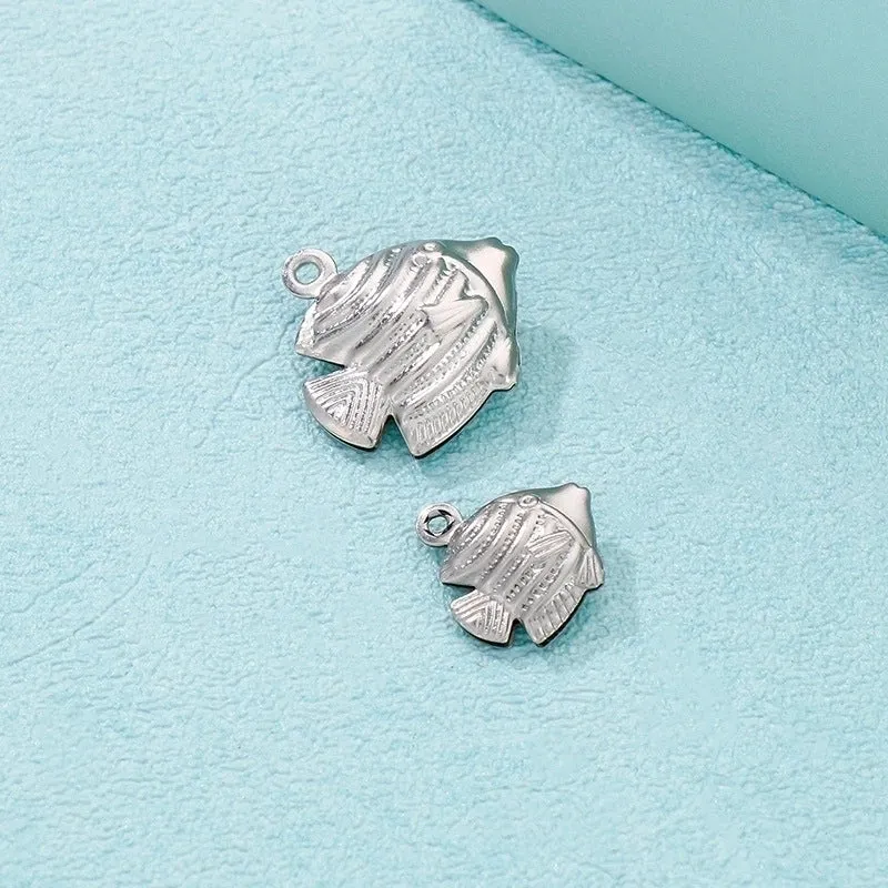 Cute Fish Stainless Steel Jewelry Accessories
