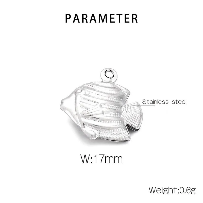 Cute Fish Stainless Steel Jewelry Accessories