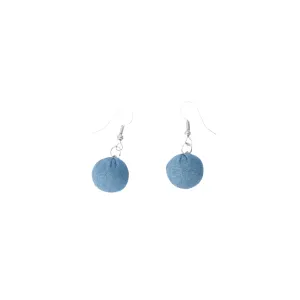 Denim Globe Earrings - 2 Colors