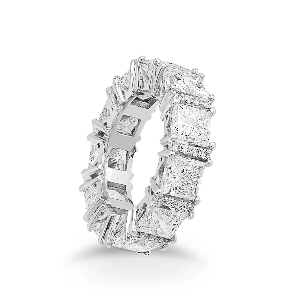 Diamond Platinum Eternity Band