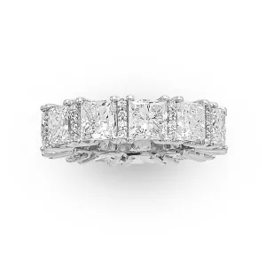 Diamond Platinum Eternity Band