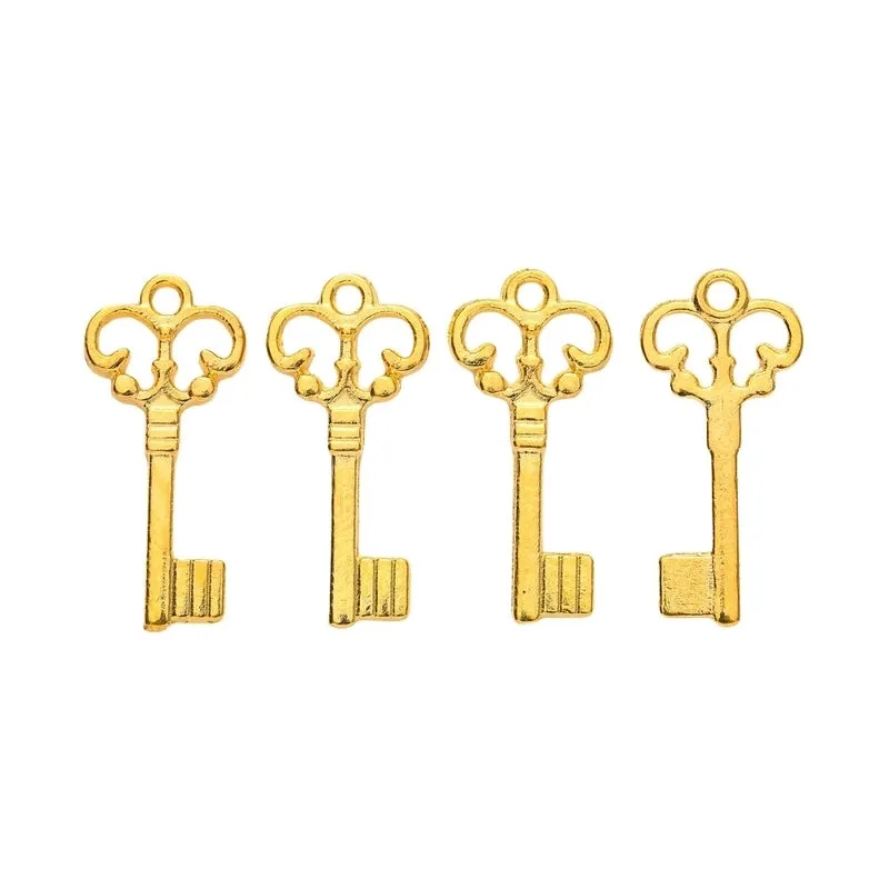 DIY Retro Alloy Decoration Accessories Cute Small Key Jewelry Pendant Zakka Wholesale Factory Direct Sales 1863