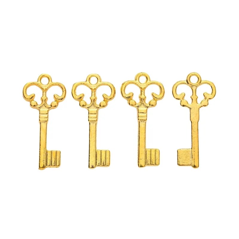 DIY Retro Alloy Decoration Accessories Cute Small Key Jewelry Pendant Zakka Wholesale Factory Direct Sales 1863