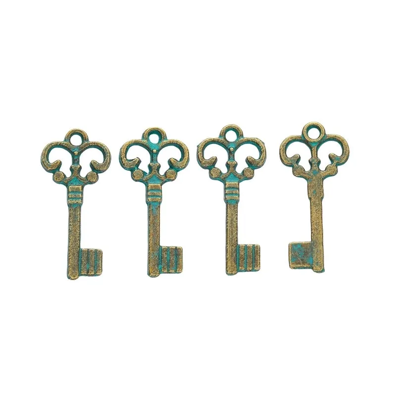 DIY Retro Alloy Decoration Accessories Cute Small Key Jewelry Pendant Zakka Wholesale Factory Direct Sales 1863