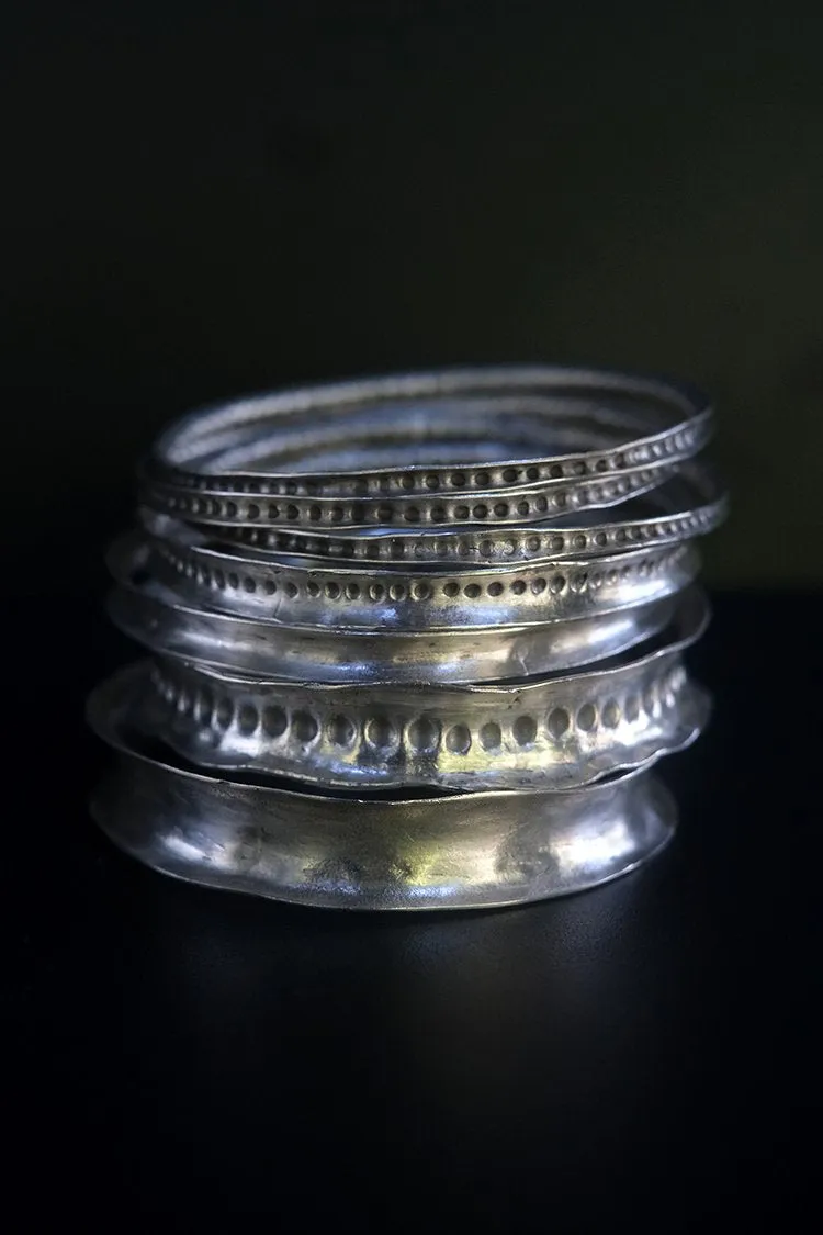 DOT MOTIF STACKING BRACELETS