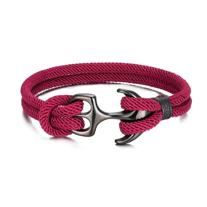 Double Strand Nautical Paracord Rope Bracelet
