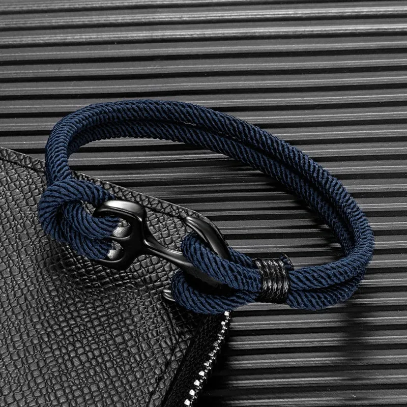 Double Strand Nautical Paracord Rope Bracelet