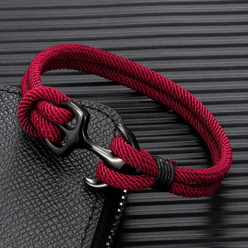Double Strand Nautical Paracord Rope Bracelet