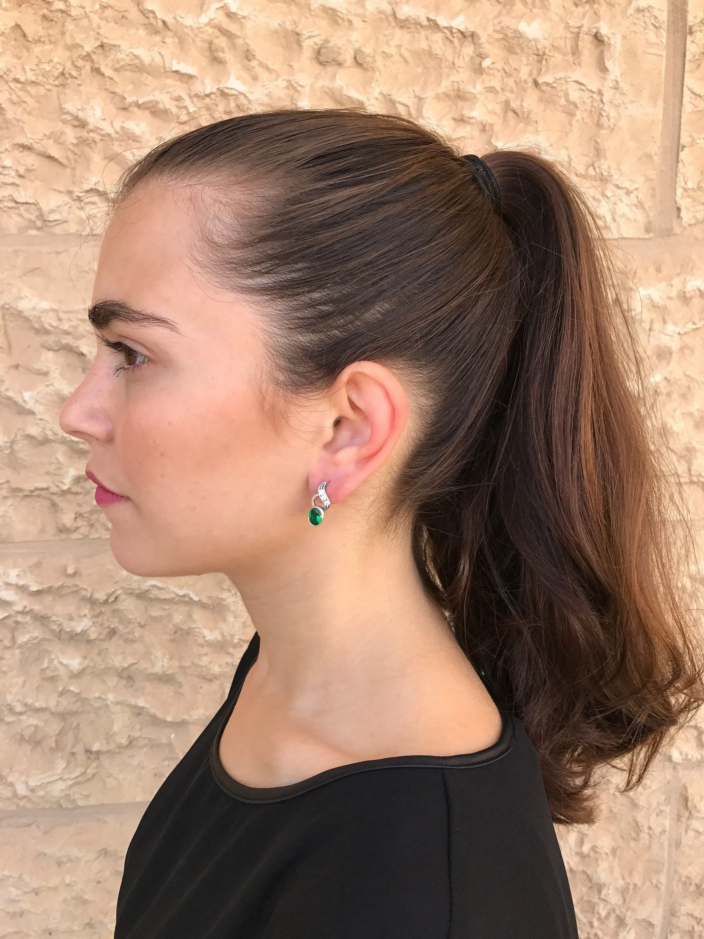 Drop Sapphire Earrings - Classy Blue Earrings - Unique Vintage Earrings