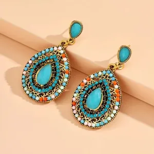 Droplet Shape Bohemian Earrings