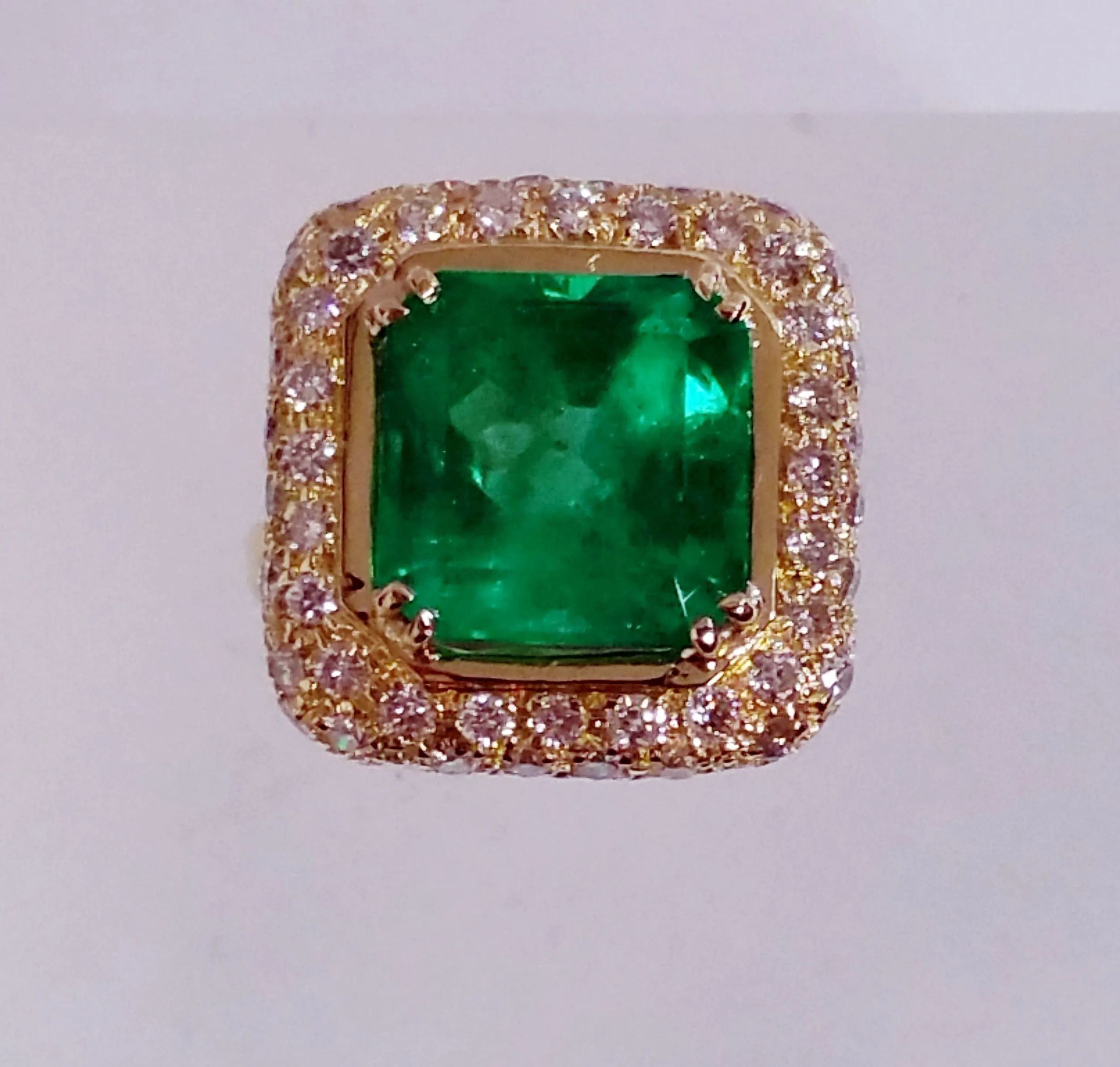Emerald Diamond Ring