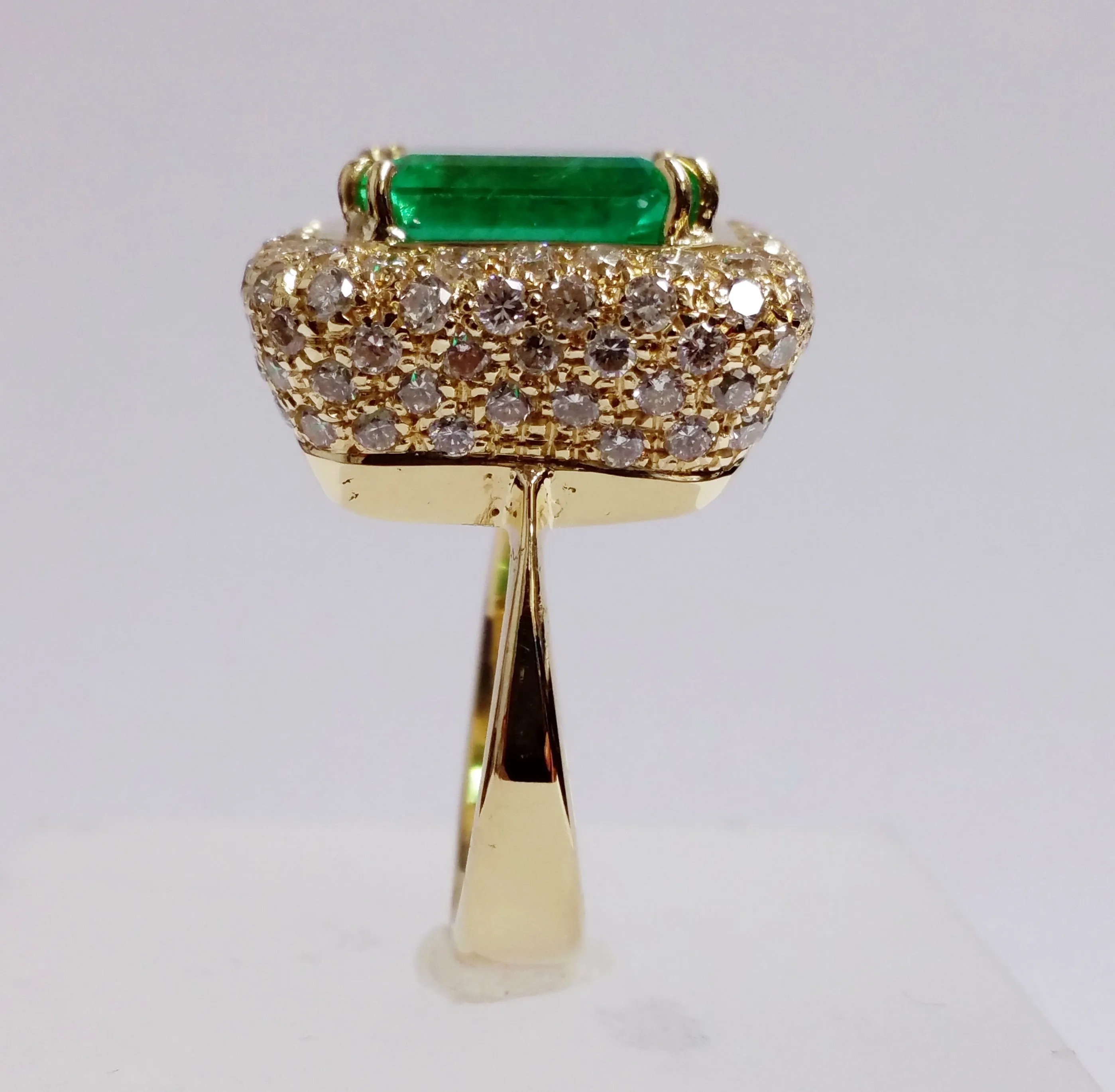 Emerald Diamond Ring