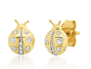 Eriness Ladybug Earrings