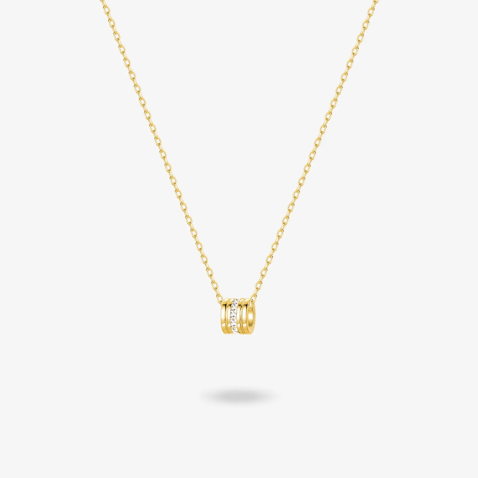 FANCIME "Our Commitment" Matching Sterling Silver Necklaces