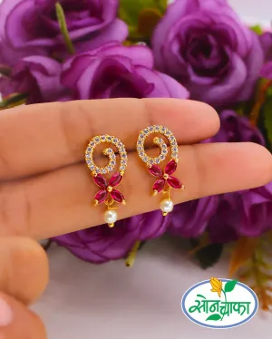 FANCY LEAFY EARRINGS