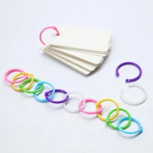 File Folders Colored Snap Rings For Loose Leaf Paper