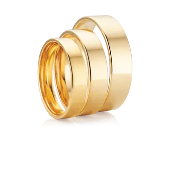 Flat Round Wedding Ring