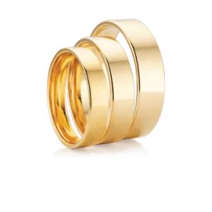 Flat Round Wedding Ring