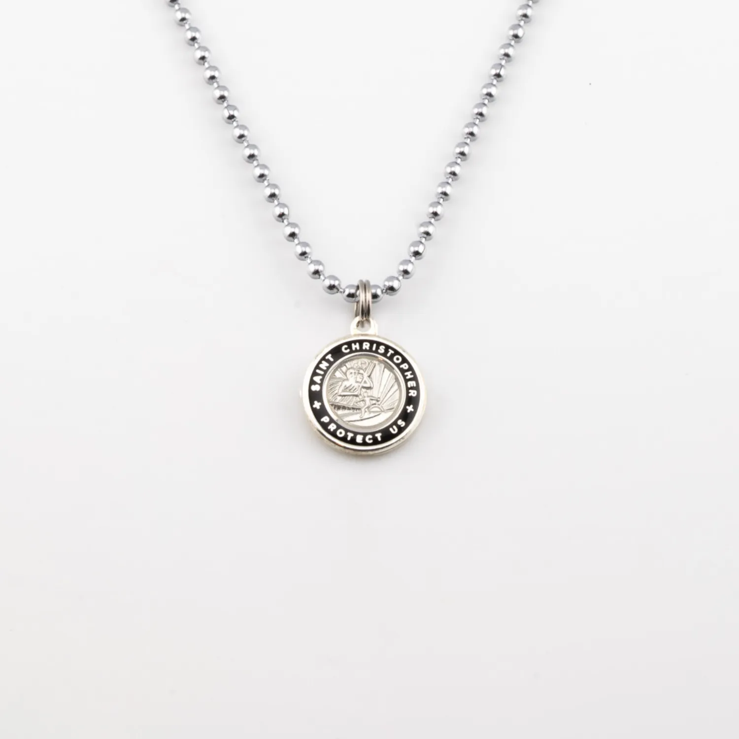GETBACK SUPPLY SMALL NECKLACE - SILVER/BLACK