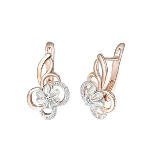 Gold Filled Cubic Zirconia Women's Earrings