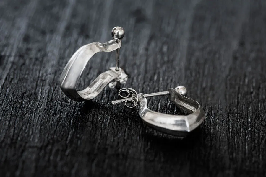 Gypsy Patent Silver Earrings