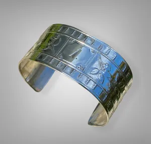 Handcrafted c1838 Vintage Napkin Ring Cuff Bracelet