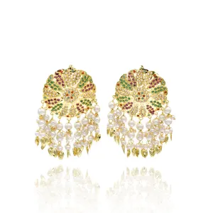 Iffat Jadau Earrings Tikka Set