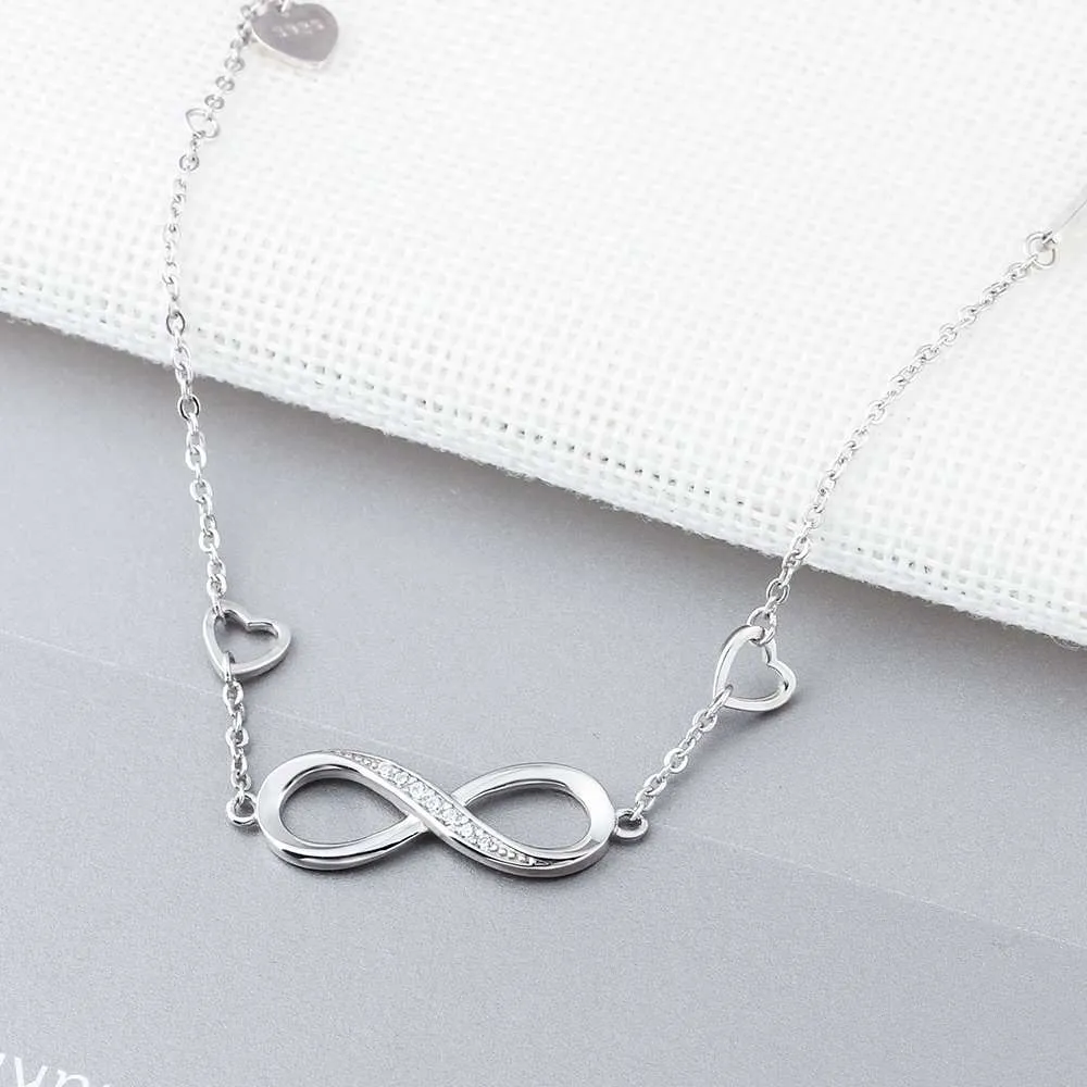 Infinity Fashion Silver Bracelets