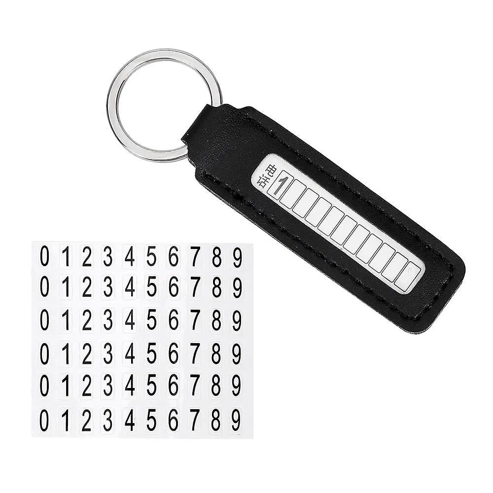 Keychains Anti lost Phone Number Car Keyring / Chain