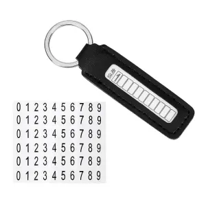 Keychains Anti lost Phone Number Car Keyring / Chain