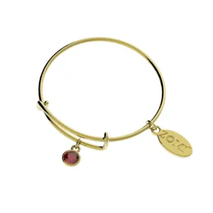 Kids Gold Birthstone Bracelets