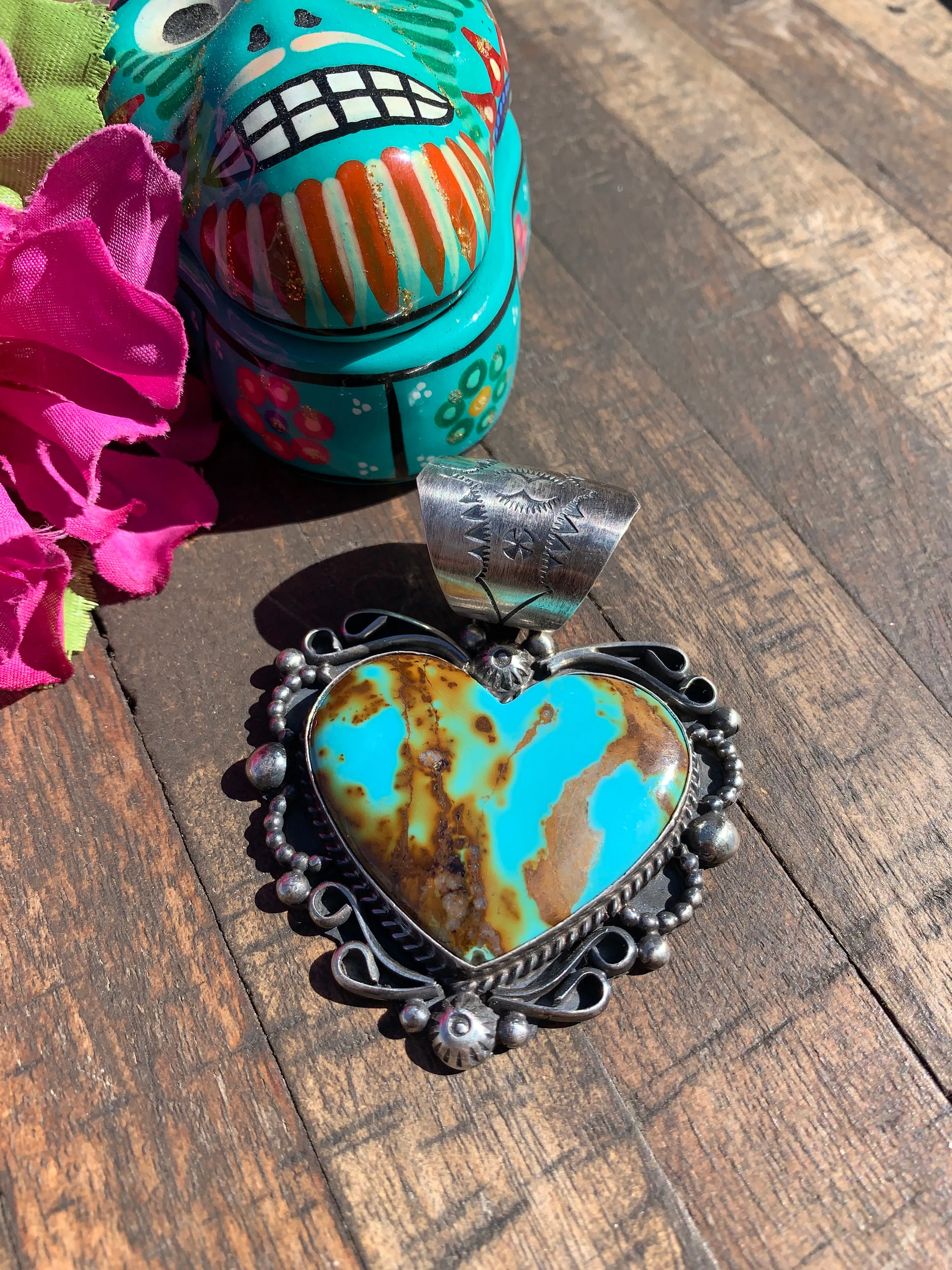 Kingman Heart Pendant #1