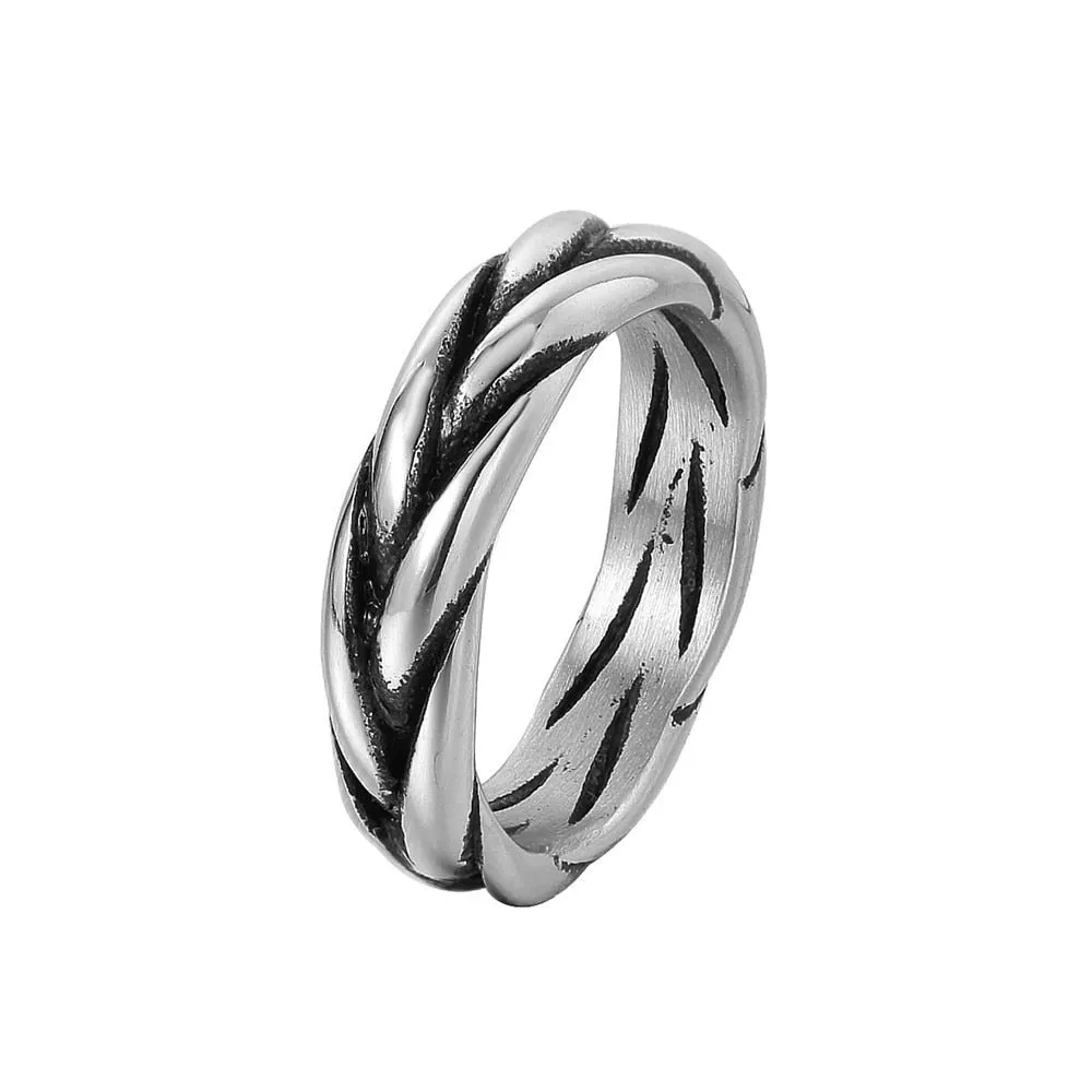 Korean Fashion Simple Men Women Ring