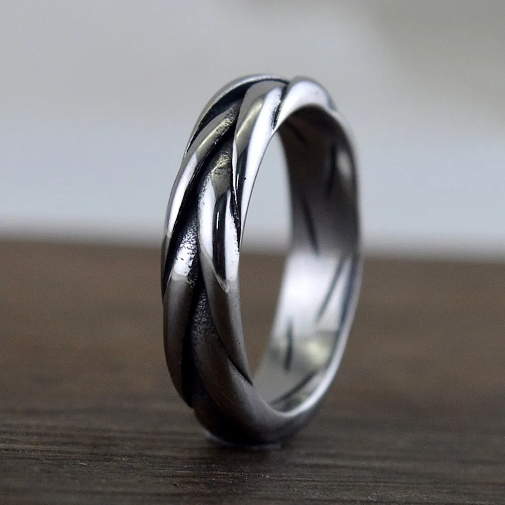 Korean Fashion Simple Men Women Ring