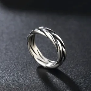 Korean Fashion Simple Men Women Ring