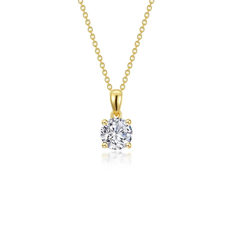 Lafonn 1 CTW 4-Prong Solitaire Necklace