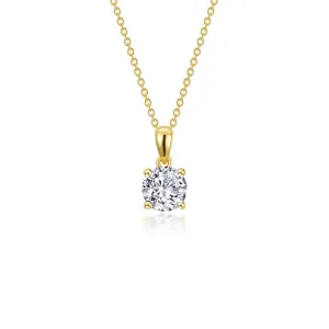 Lafonn 1 CTW 4-Prong Solitaire Necklace