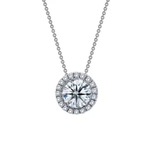 Lafonn 1.03 CTW Halo Necklace