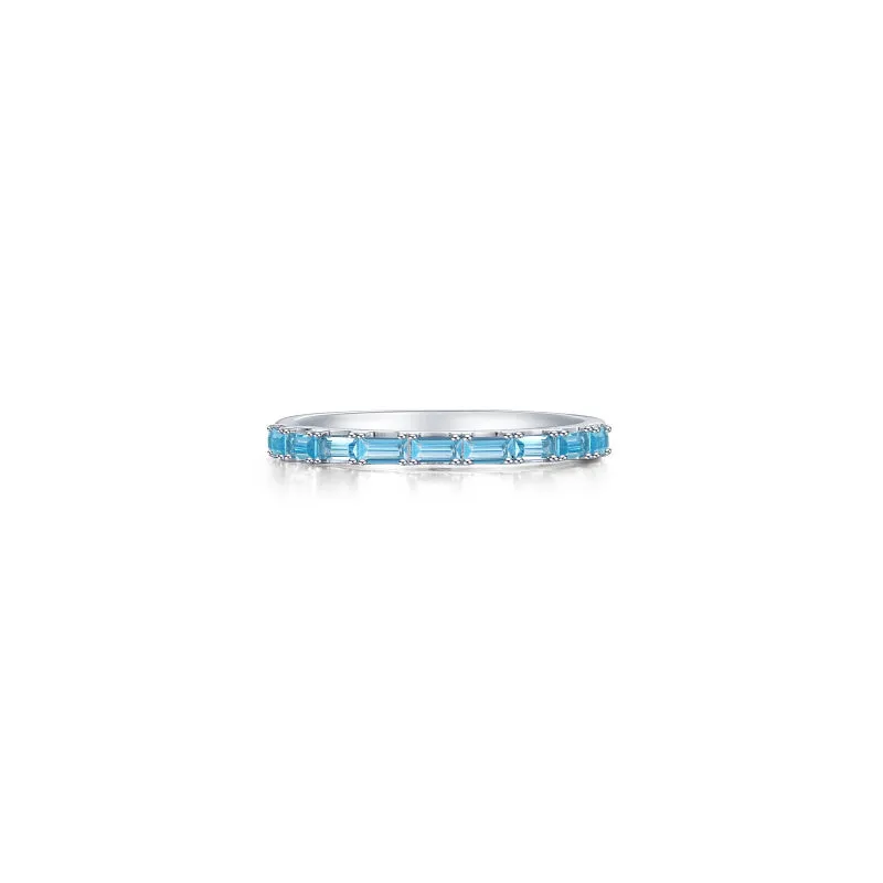 Lafonn Baguette Half-Eternity Band