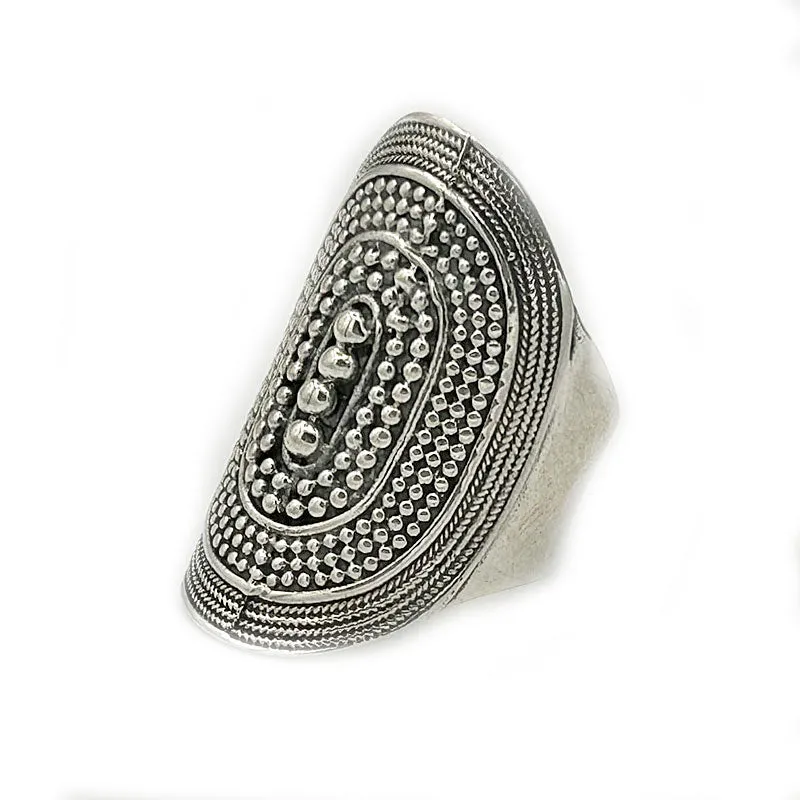 Lavish Silver Boho Ring