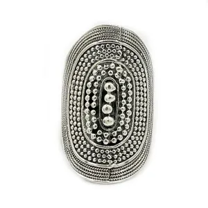 Lavish Silver Boho Ring