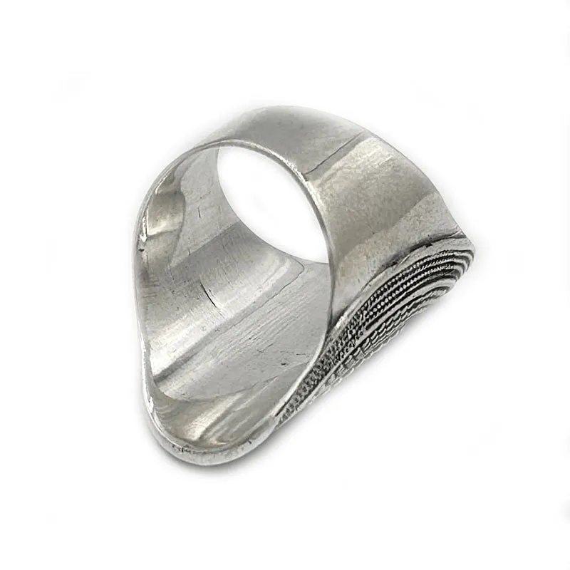 Lavish Silver Boho Ring