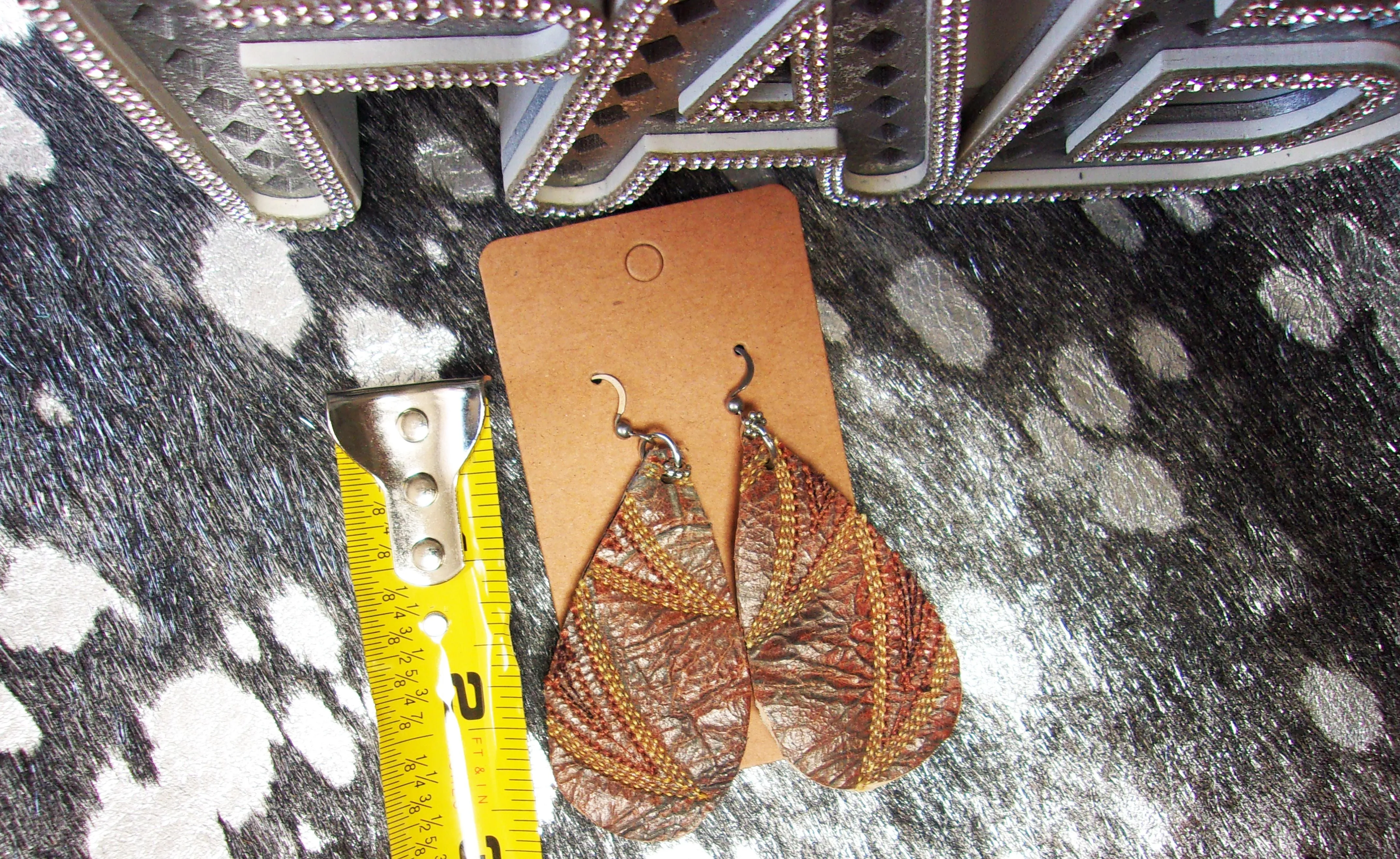 Leather Earrings ER34